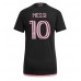 Günstige Inter Miami Lionel Messi #10 Auswärts Fussballtrikot Damen 2023-24 Kurzarm